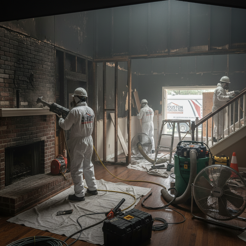 Fire & Smoke Damage Restoration - Tell Projects Missouri City TX
