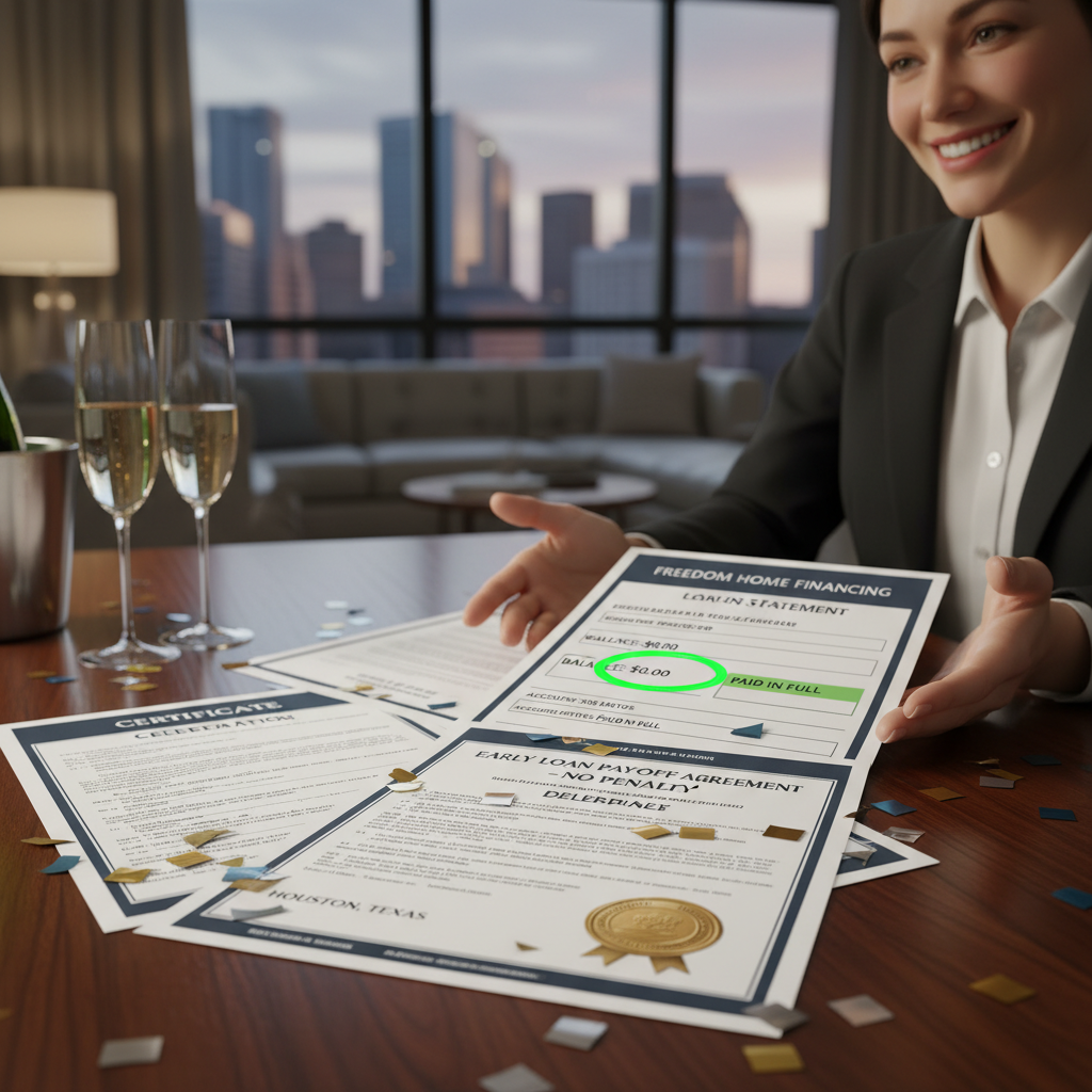 No-Penalty Early Payoff Options - Tell Projects Missouri City TX