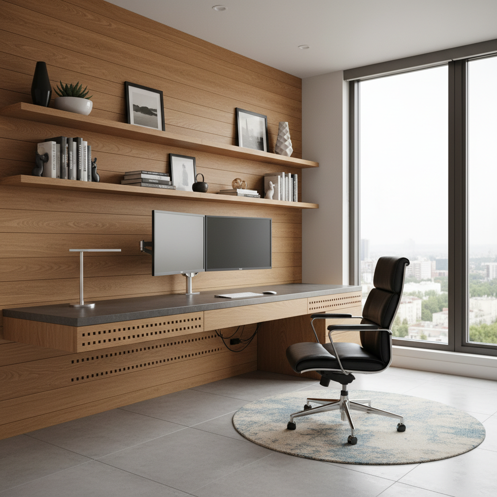 Home Office Renovation Missouri City TX - Tell Projects