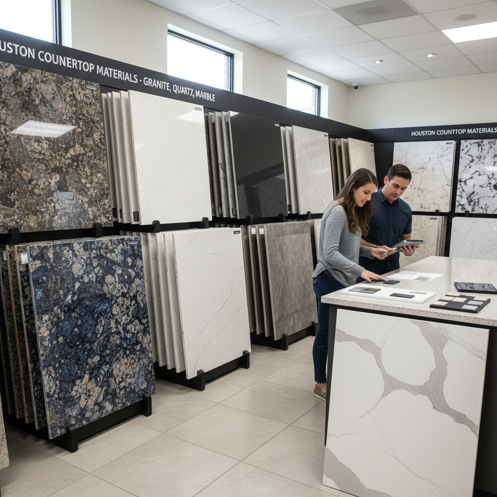 Countertop Material Selection - Tell Projects Missouri City TX