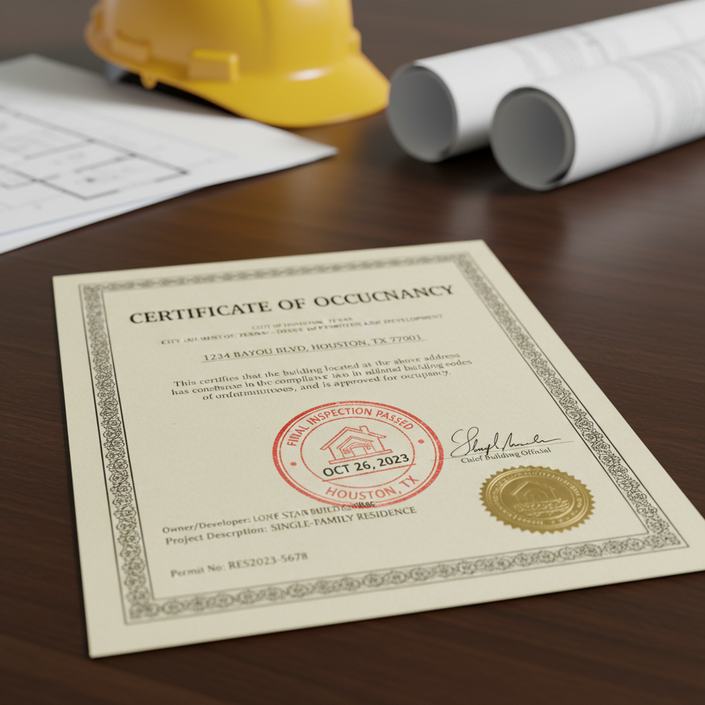 Final Permit Closeout - Tell Projects Missouri City TX