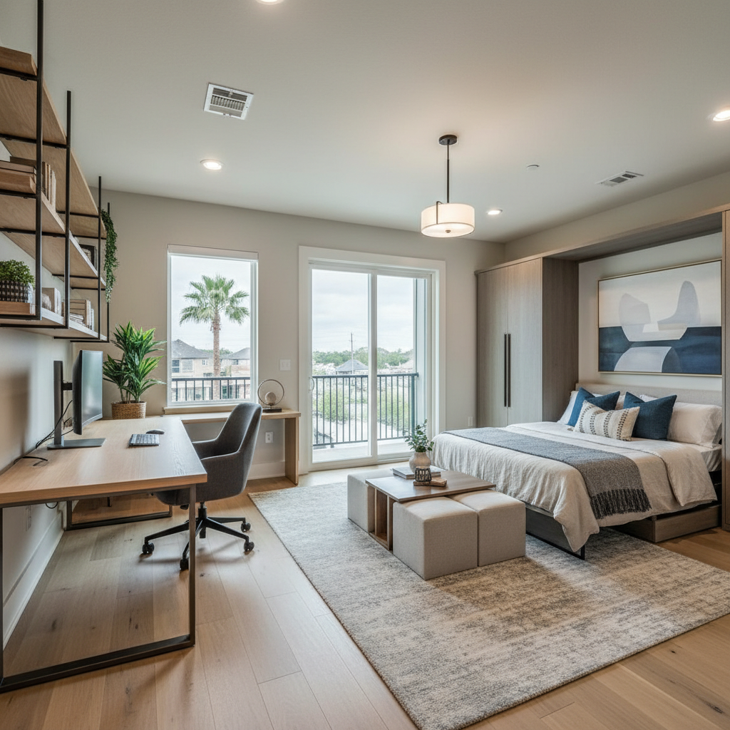 Multi-Purpose Room Design - Tell Projects Missouri City TX