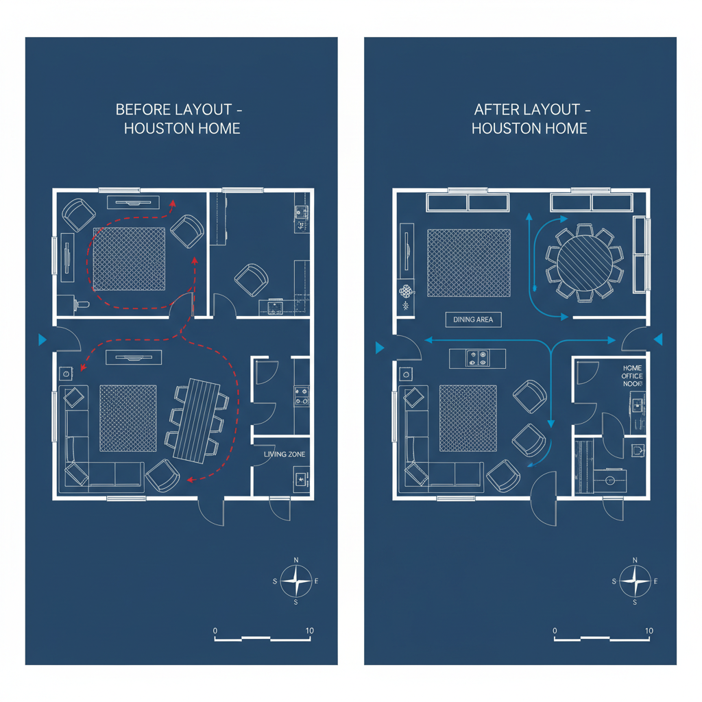 Room Layout Optimization Missouri City - Tell Projects Missouri City TX